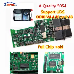 + + VAS5054 полный чип + OKI чип + более стабильным Bluetooth Moudle VAS 5054A ODIS 4.4.10/5,13 поддерживающий UDS протокол инструменту диагностики