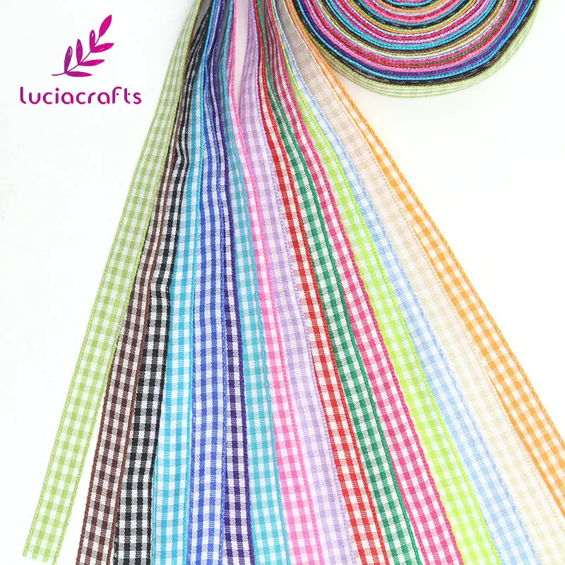 5Y Printed Grosgrain Ribbon Hair Bow 25MM DIY Sewing Craft Multi-color optional