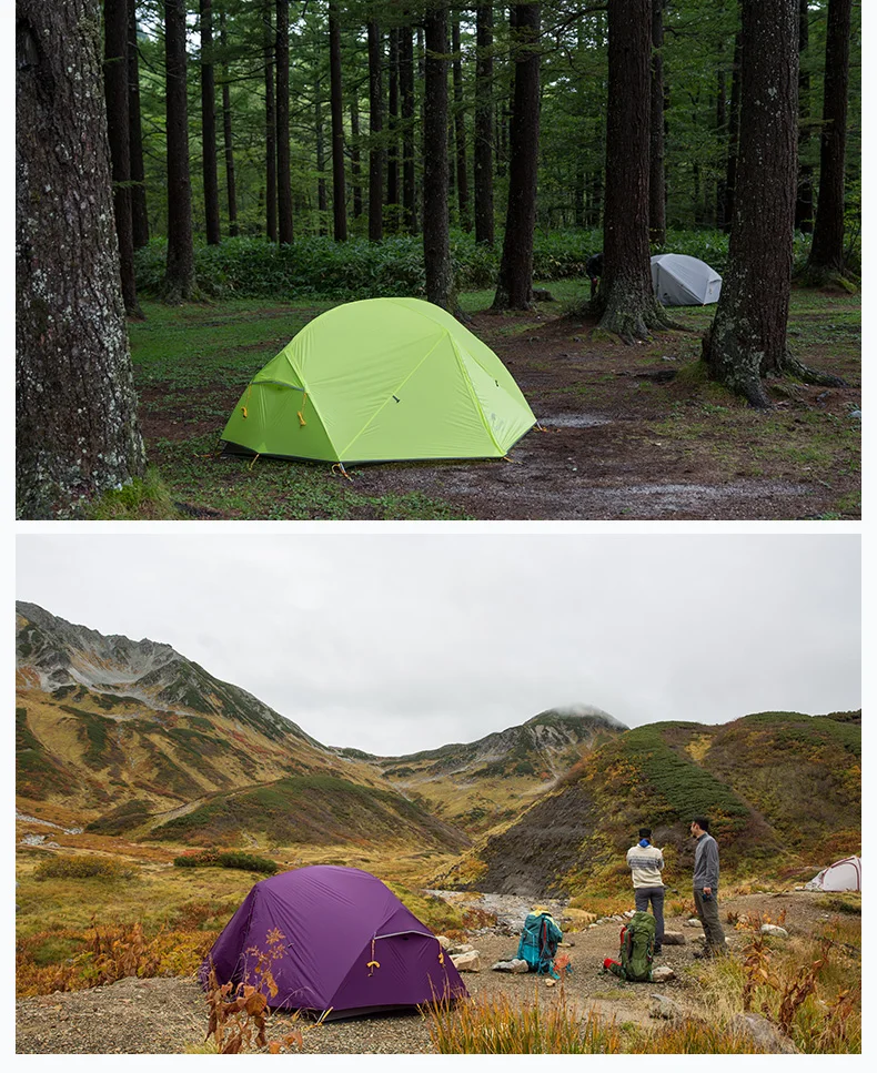 NatureHike Paro Открытый Палатки Кемпинг 2 человек Водонепроницаемый двойной слой на открытом воздухе Кемпинг прочный снаряжение для пикника Туризм Альпинизм