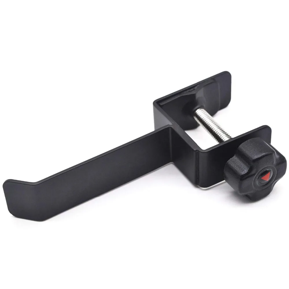 Headset Holder Universal Metal Headphone Holder Hanger Clip with Adjustable Clamp for Computer Desk Black 