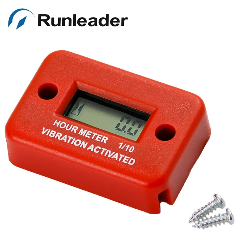 (10pcs/lot) Runleader HM016 Vibration Activated Hour Meter Digital
