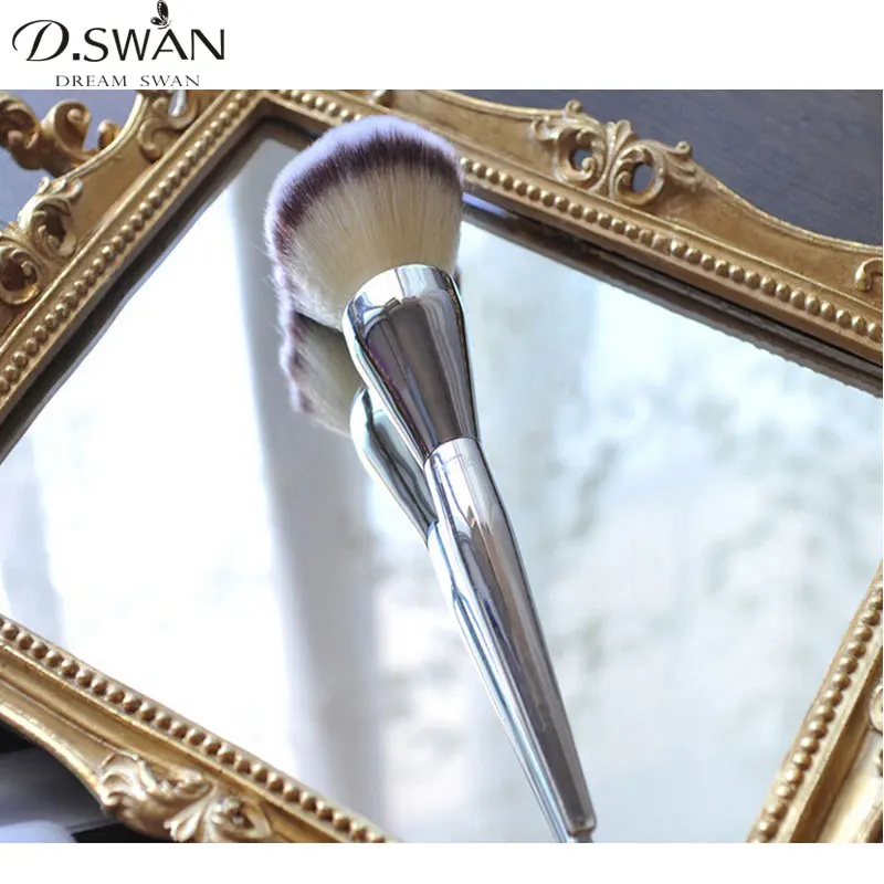 

Large Round Make Up Powder Brush Alumin Metal Makeup Brushes Soft Big Foundation Blush Brush Beauty Tool