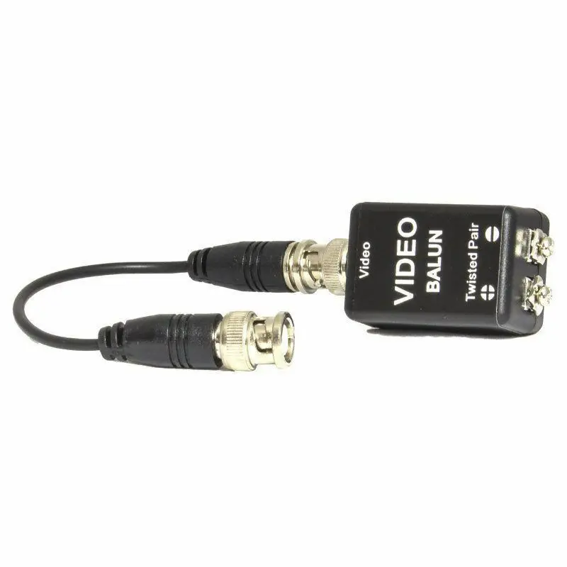 

CCTV Camera BNC CAT5 Video Balun Twisted Pair Transceiver Cable 8335