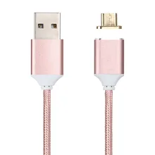 Магнитное зарядное устройство Micro Usb кабель для мобильного телефона Android заглушка в адсорбции зарядки плетеная линия передачи данных