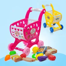 Мини-симулятор корзина для покупок детские игрушки для ролевых игр пластиковые детские игровые дома высококачественные игрушки для мальчиков лучшие игры шопинг