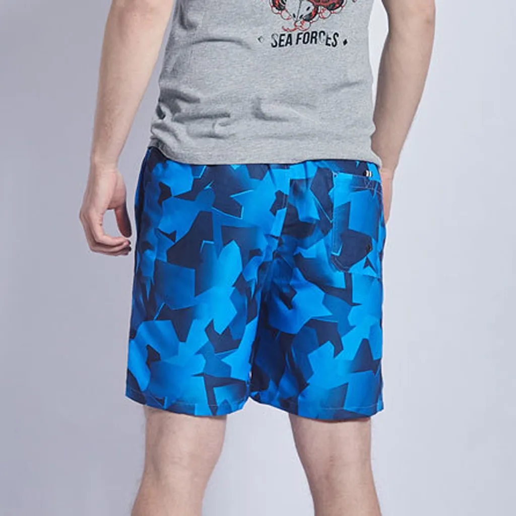 CHAMSGEND мужские повседневные пляжные шорты с карманами, быстросохнущие свободные спортивные штаны для бега, баскетбола, серфинга, шорты большого размера