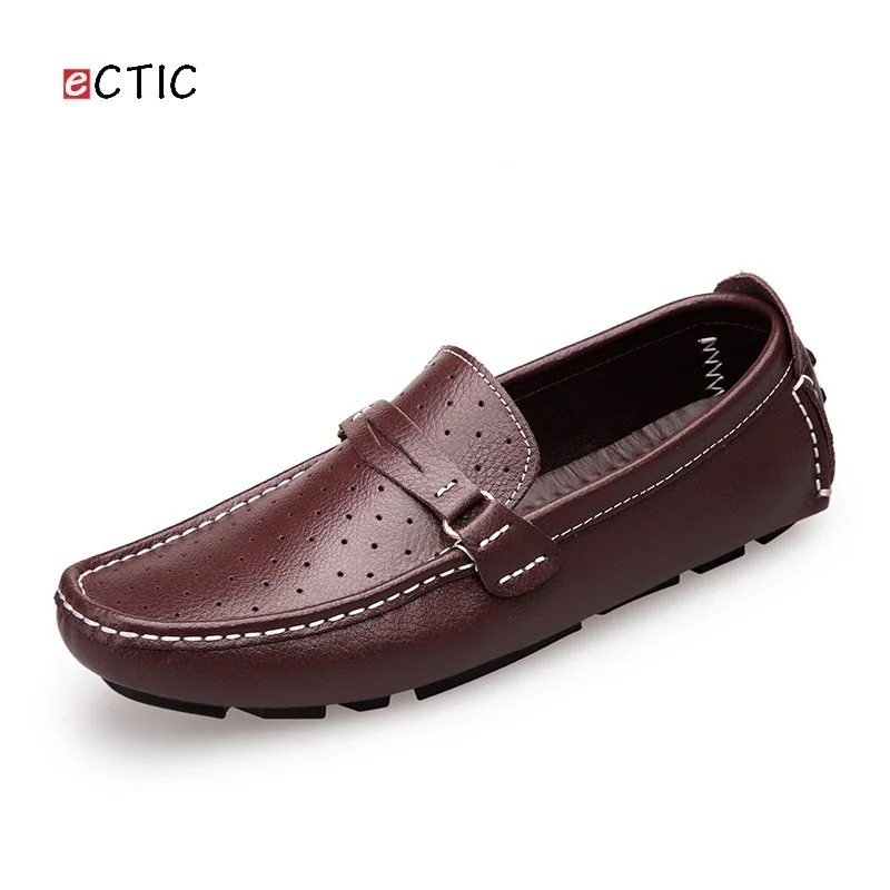 Aliexpress.com : Buy Luxury New Men Boat Shoes Split Leather Moccasins ...