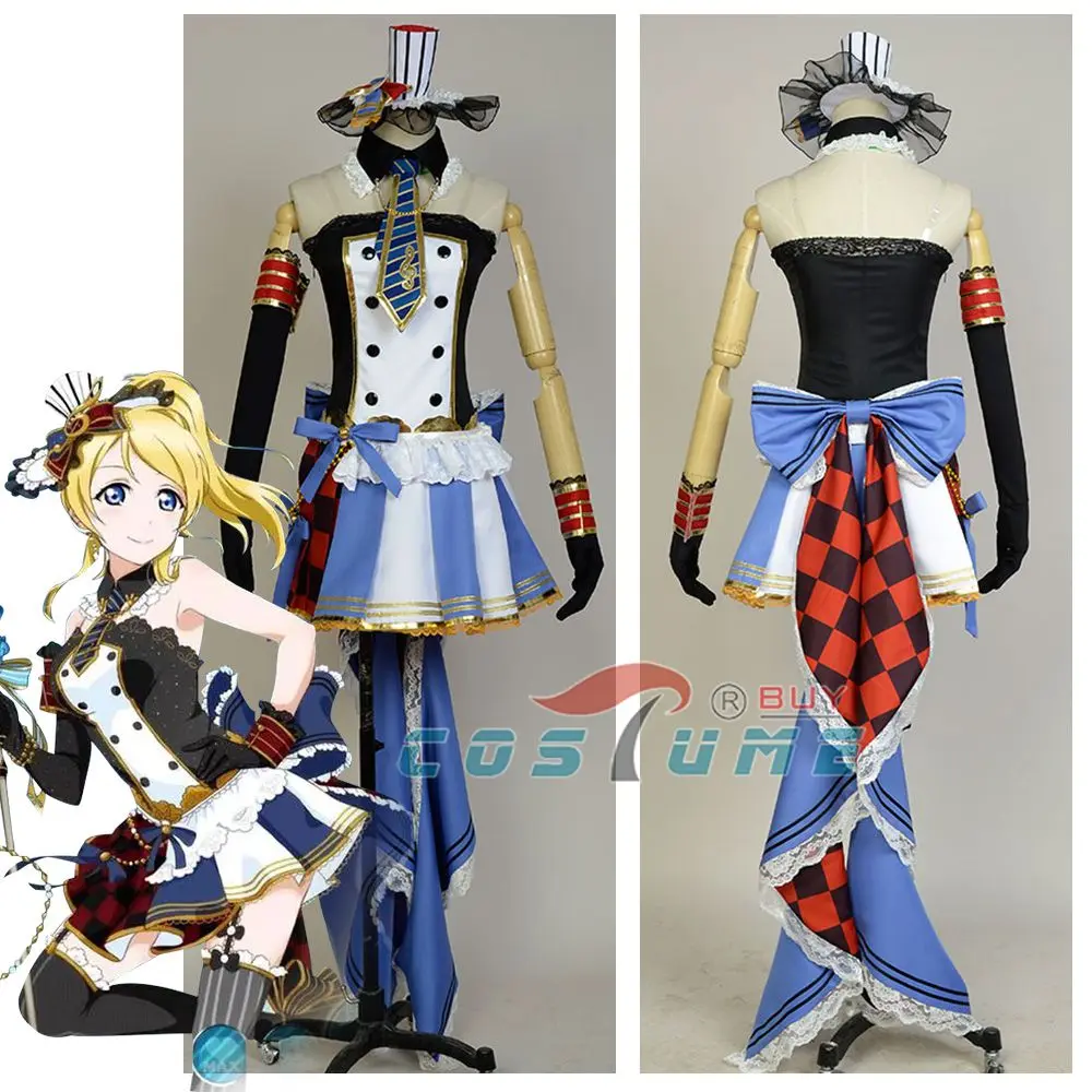 

LoveLive! Love Live Eli Ayase Cafe Maid Cosplay Costumes Meidofuku Awaken Uniform Dress Outfit Cosplay Costume Full Set