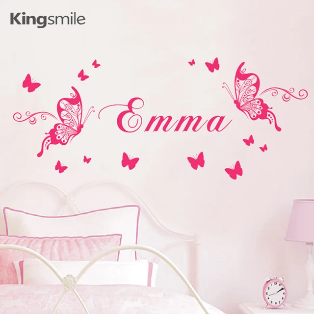 Best Offers Butterfly Wall Sticker Personalized Name Vinyl DIY Nursery Butterflies Art Decals Poster Girls Kids Rooms Decoration Home Decor Best Offers Butterfly Wall Sticker Personalized Name Vinyl DIY Nursery Butterflies Art Decals Poster Girls Kids Rooms Decoration Home Decor
