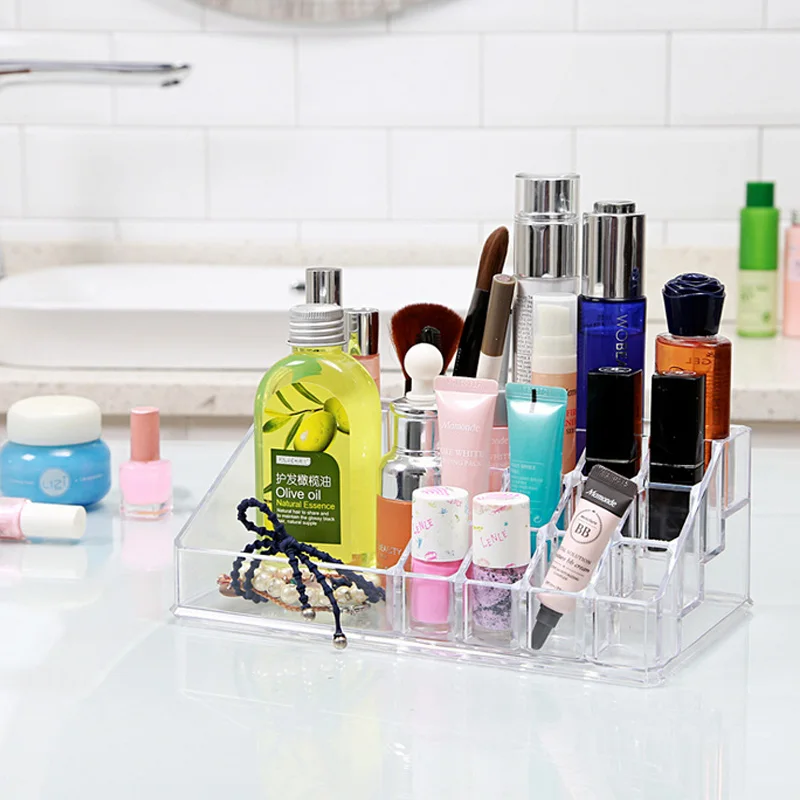 Mordoa Acrylic Makeup Organizer Storage Display Cases Box Cosmetic