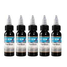 10 бутылок профессиональная татуировка цвет пигмент татуировки Постоянный боди-арт Косметика татуировки чернила тотем черный