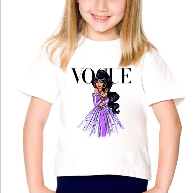 DERMSPE/Модная Летняя Милая Детская футболка с короткими рукавами и забавным рисунком для мальчиков и девочек, свободная белая футболка с принтом для малышей
