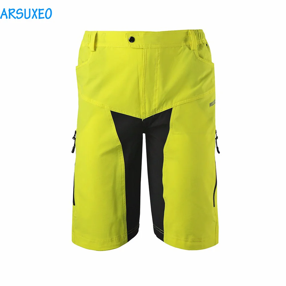 ARSUXEO Mens Outdoor Cycling Shorts MTB Mountain Bike DH Bike Shorts