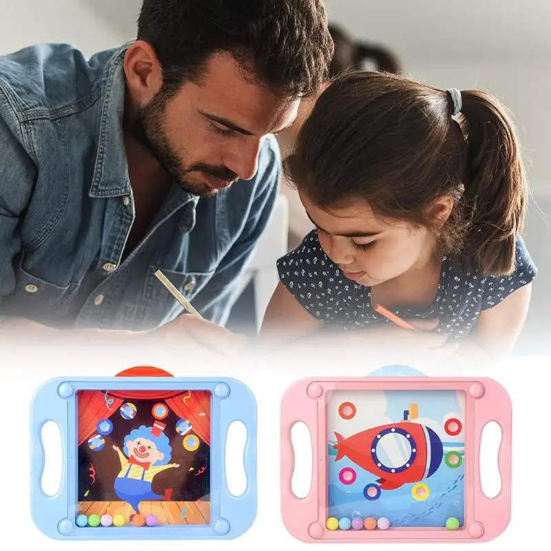 

Kids Palm Balanced Ball Maze Game Toy Children Concentration Bead Balance Training Strategy Games Tool Kids Puzzle Macthing Toys