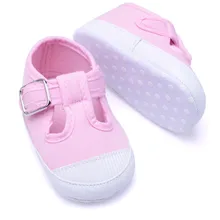 Детские сандалии для девочек, для новорожденного мягкий Противоскользящий обувь для девочек, обувь для кроватки, холщовая обувь кеды, детские сандалии на платформе