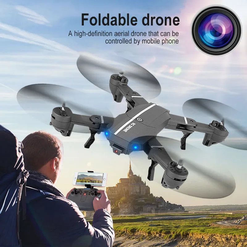 

NEW RC Helicopters Folding aerial camera fixed height WIFI remote control rc quadcopter drones with camera 0.3 mp no camera toys