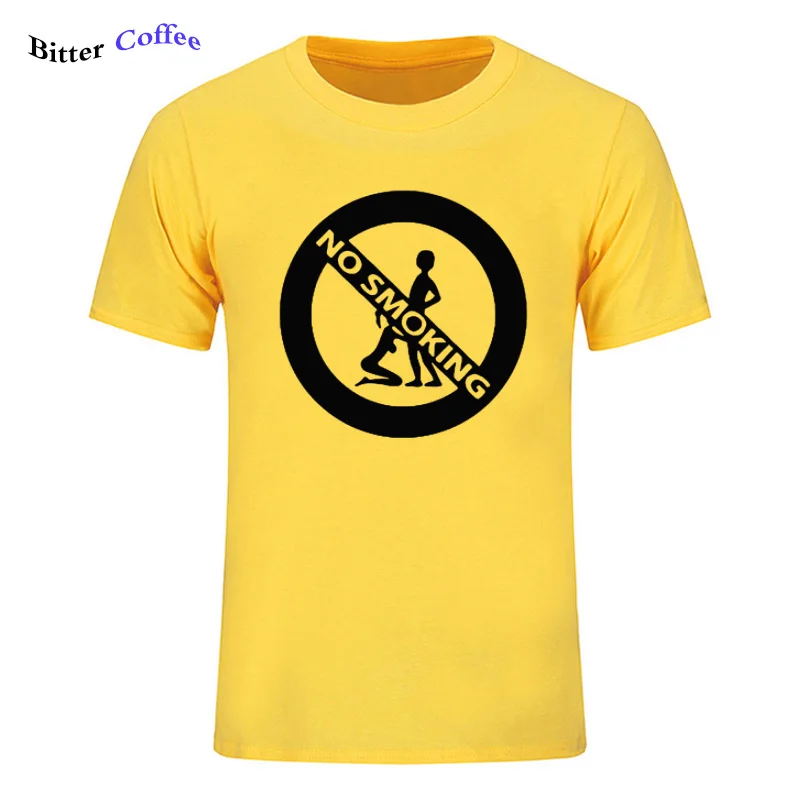 Новая футболка с принтом «Горький кофе» для мальчиков и девочек, футболка с принтом «не курить» для мужчин, повседневная хлопковая футболка с короткими рукавами и круглым вырезом, забавная футболка с юмором - Цвет: 16