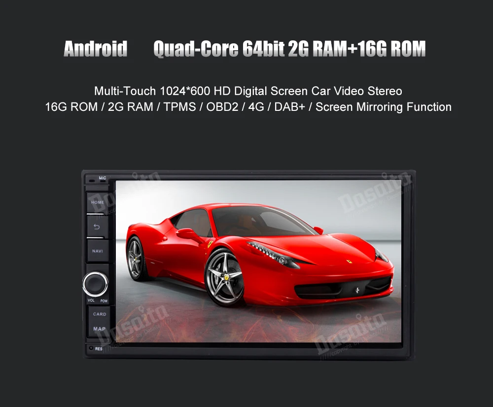 Clearance 2 DIN Android 8.1 Auto Radio 7" Universal Car Multimedia Player GPS Stereo Audio Head Unit Support DAB DVR OBD WIFI 4G BT NO DVD 6 Clearance 2 DIN Android 8.1 Auto Radio 7" Universal Car Multimedia Player GPS Stereo Audio Head Unit Support DAB DVR OBD WIFI 4G BT NO DVD 6