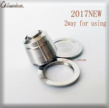 Neu kommen/2 way verwenden/freies verschiffen Capsulone Edelstahl Metall kapsel compatibke Nespresso kaffee Maschine