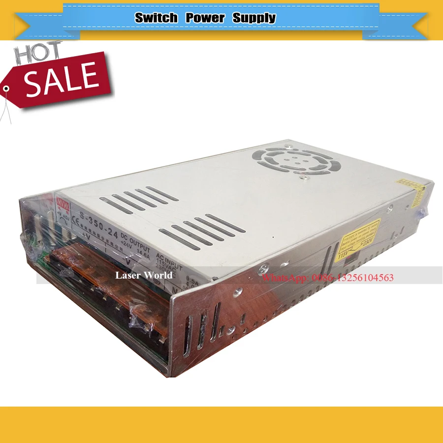 

single output power supply 350W power switch with 124V 14.6A Output for CNC Laser engraver Machine