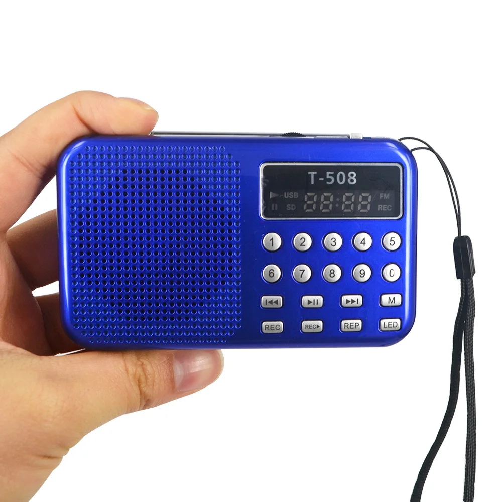 SITU светодиодный стерео fm-радио динамик USB порт TF карта MP3 музыкальный плеер с 3 цветами 50 мм Внутренний Магнитный радио