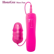 HoozGee Мигает Vibe 7 Режим Головки Вибратор для Женщин Вибрационный Пуля Яйцо Массажер Секс Игрушки