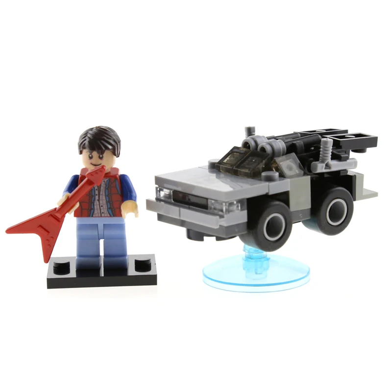 

2Pcs/Set Building Blocks Ninja/Super Heros/Back to the Future/Batman Joker/Building Blocks Minifigures Kid Toys Bricks