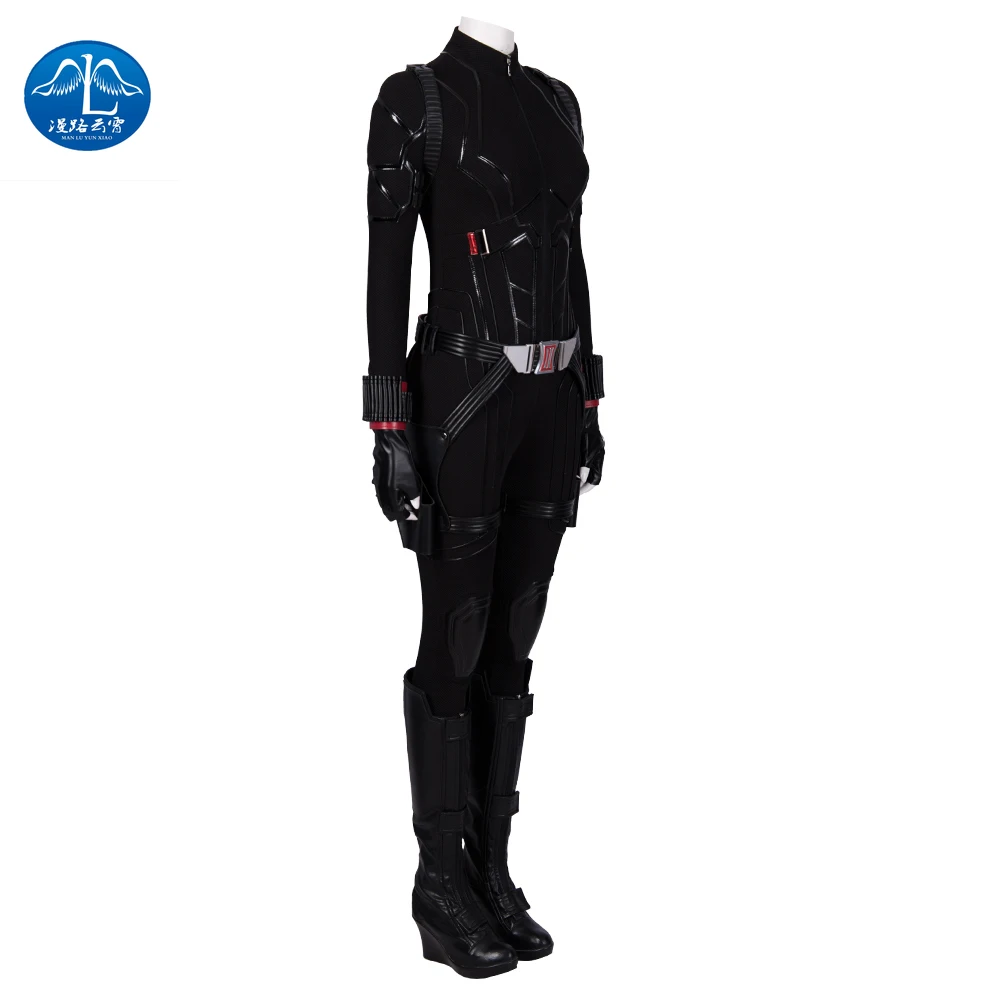 MANLUYUNXIAO Мстители Бесконечность войны черный костюм вдовы карнавальный Хэллоуин супергерой комбинезон Косплей Аниме