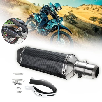 

51mm/60mm Stainless Steel Motorcycle Carbon Fiber Slip-On Exhaust Muffler Pipe