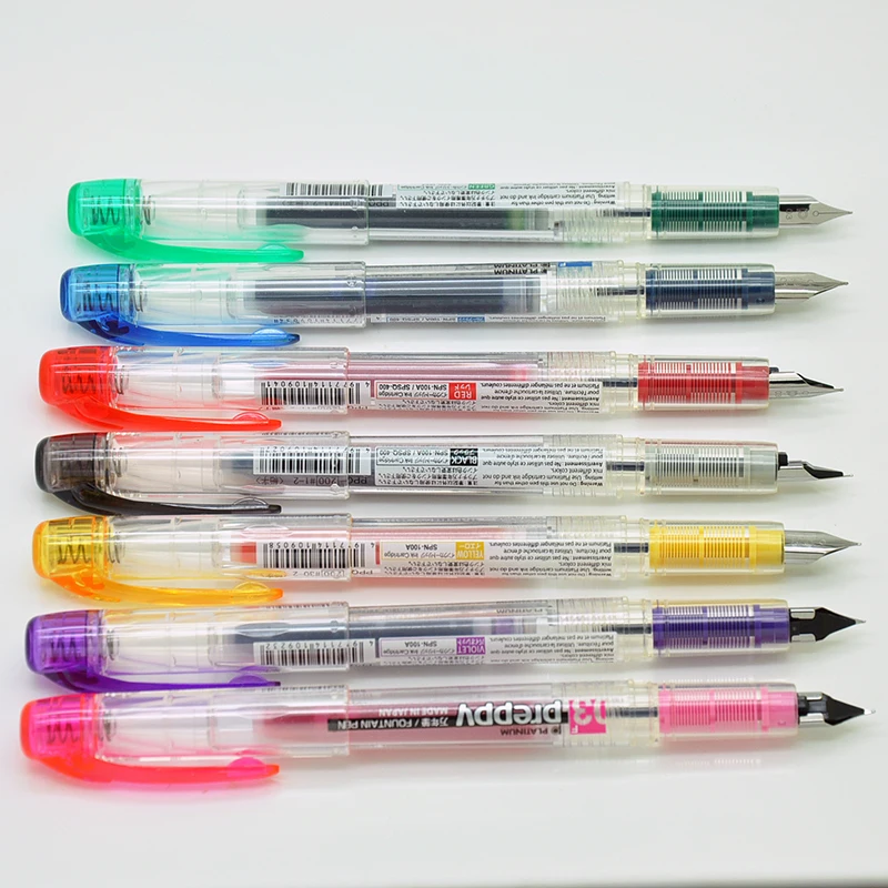 

Free Shipping 1Pcs/Lot Japan PLATINUM PPQ200 Fountain Pen Lucency Colors Writing Pens Special
