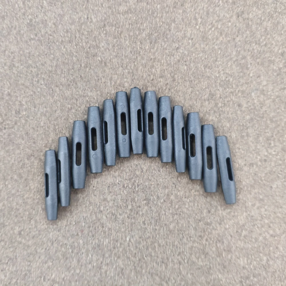 

Plastic Cord Lock Toggles Clip Cord Stopper End Apparel Garments Accessories Cord End With 12cm Elastic Cord Home Sewing Gadgets
