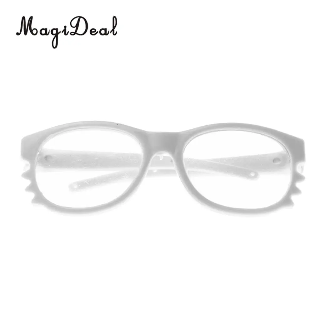 1Pair Cute Doll Glasses Black Eyeglasses Made for 18 inch American Doll My Life Dolls Clothes Accs Children Girls Toy
