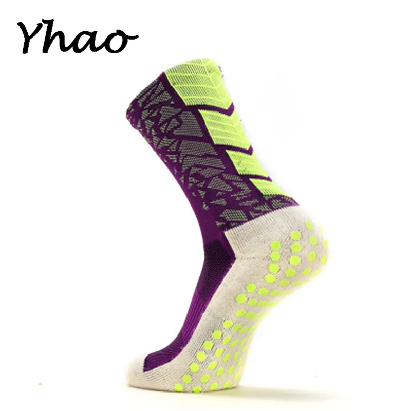 

New Anti Slip Football Socks Men Sport Outdoor Cotton Socks Soccer Towel bottom Medium stockings