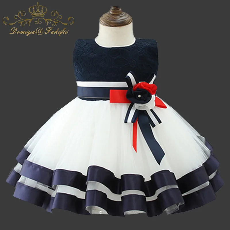 

Baby Girls Party Princess Dress For Wedding 2018 Infant Christening Gown 1 Year Birthday Dress Christmas Kids Clothing Ball Gown
