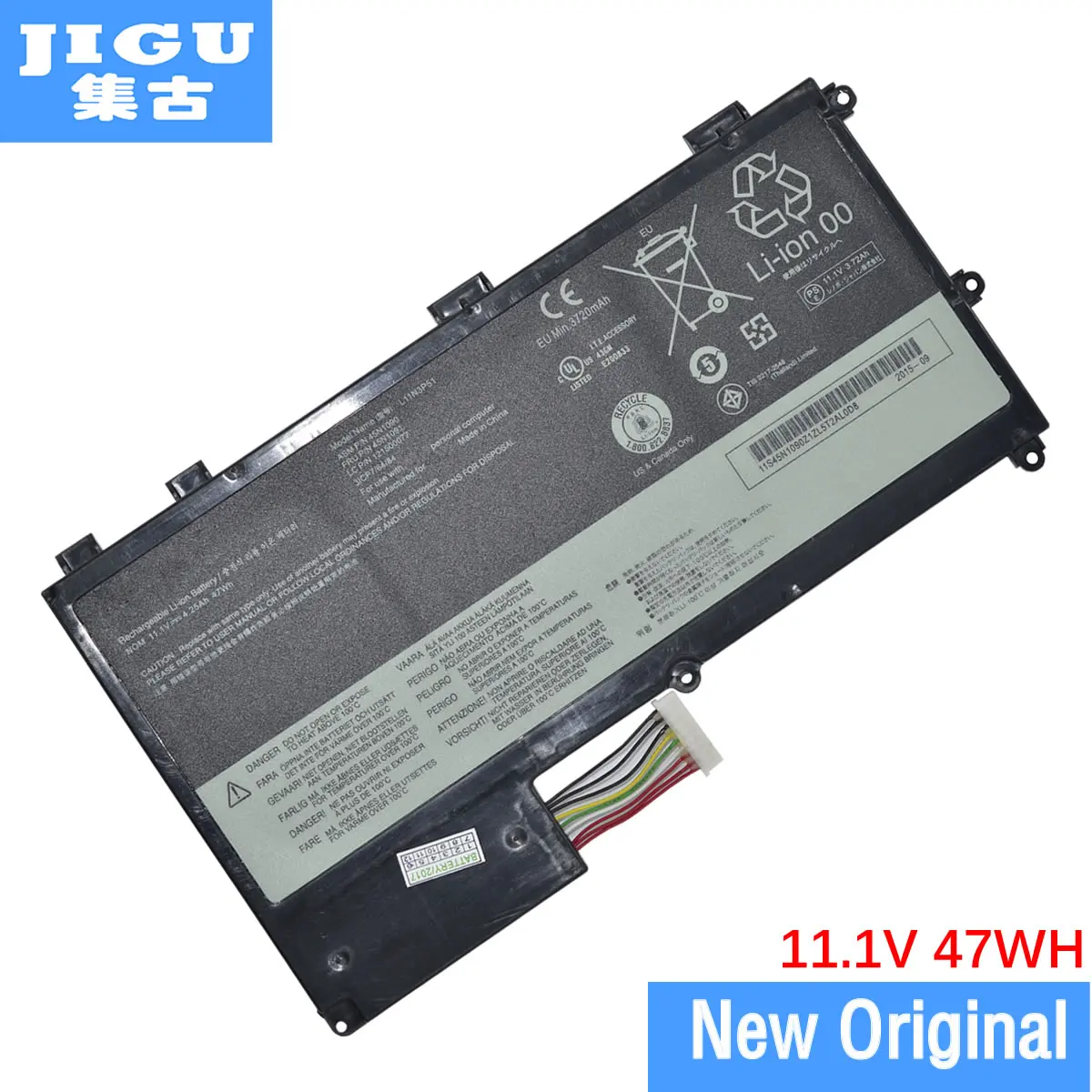 JIGU 45N1088 45N1089 45N1090 45N1091 L11N3P51 L11S3P51 Оригинальный аккумулятор для ноутбука Lenovo ThinkPad T430u