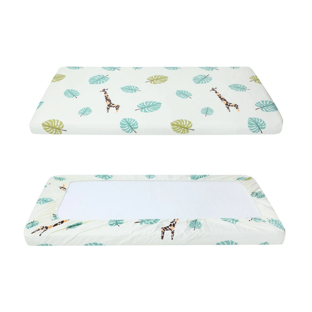 100% Cotton Crib Fitted Sheet Soft Baby Bed Mattress Cover Protector Cartoon Newborn Bedding For Cot Size 130*70cm 100% Cotton Crib Fitted Sheet Soft Baby Bed Mattress Cover Protector Cartoon Newborn Bedding For Cot Size 130*70cm