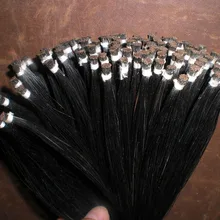 50 мотки Высокое качество Черный Скрипки лук волос(6ghank) 32 дюйм(ов