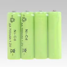 AIMIHUO 4 шт 1,2 v AA Ni-Cd 700 mAh аккумуляторные батареи игрушка Батарея дистанционного управления