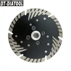 DT-DIATOOL 1 шт. 4,5 "алмазный отрезной диск с наклонной защиты зубов M14 нить для камня Мрамор камнерезная Пила Лезвия диаметр 4,5"/115 мм
