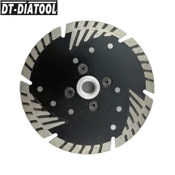 

DT-DIATOOL 1pc 4.5" Diamond Cutting Disc with Slant Protection Teeth M14 thread for Stone Marble Brick Saw Blades Dia 4.5"/115mm