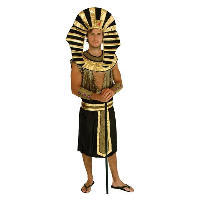 Egyptian Pharaoh King Empress Cleopatra Priest Costumes Halloween Party