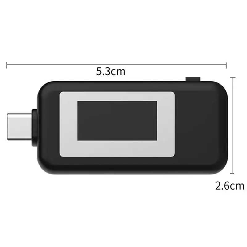 KEWEISI тип-c измерительный прибор Usb Тестер измеритель мощности Usb мультиметр тестер напряжения и тока 0-5.1A 4-30 в Usb тестер мощности Dis