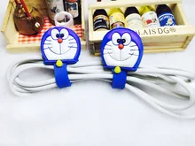 Cartoon Cable Protector Data Line Cord Protector Protective Case Cable Winder Cover For USB Charging Cable Free shipping