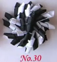 Комплект из 2 вещей для девочки corker кисточкой хвост держатели вьющимися ленточками бант для волос зажимы для галстуков, предмет гордости кисточки для волос Эластичные аксессуары PD007 - Цвет: 2pcs