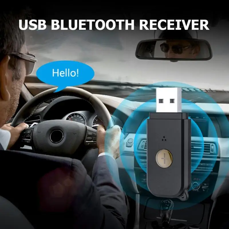 Двойной выход 3,5 мм bluetooth-приемник USB с функцией вызова Bluetooth стереонаушники V3.0 приемник адаптер для автомобильного динамика
