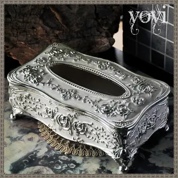 

Tissue Case Limited Promotion Modern 2016 Luxury Crafts Moonlight European Retro Tissue Upscale Storage Box Bathroom Wet Wipes