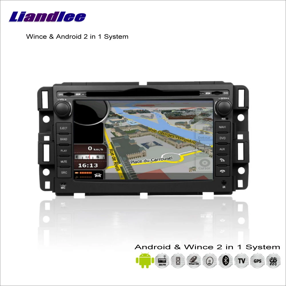 Liandlee Для Chevrolet Cobalt/для Pontiac G5 преследование 2004 ~ 2010 Радио CD dvd-плеер GPS Navi навигации WinCE и Android Системы