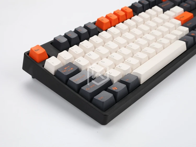 Taihao abs double shot keycaps для diy игровой механической клавиатуры цвет углеродного импульса Капитан Америка серый белый