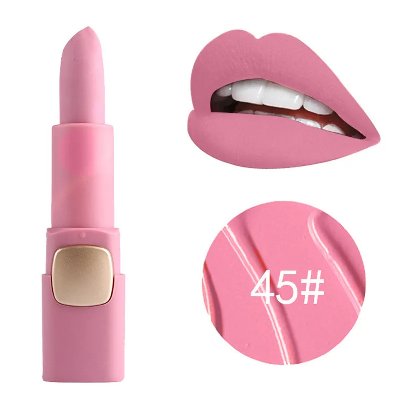 

MISS ROSE Beauty Lipstick Matt Waterproof Make up Long Lasting Velvet Matte Lipsticks Cosmetic Makeup Pigmented Rouge A Levre