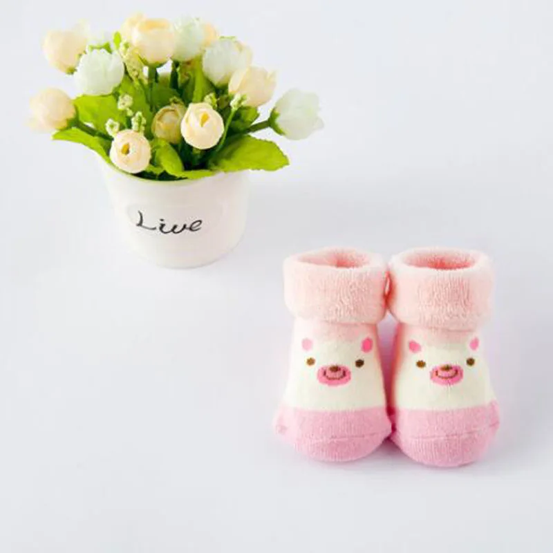 Осенне-зимние носки для малышей; хлопковые носки для малышей; утепленные носки для малышей